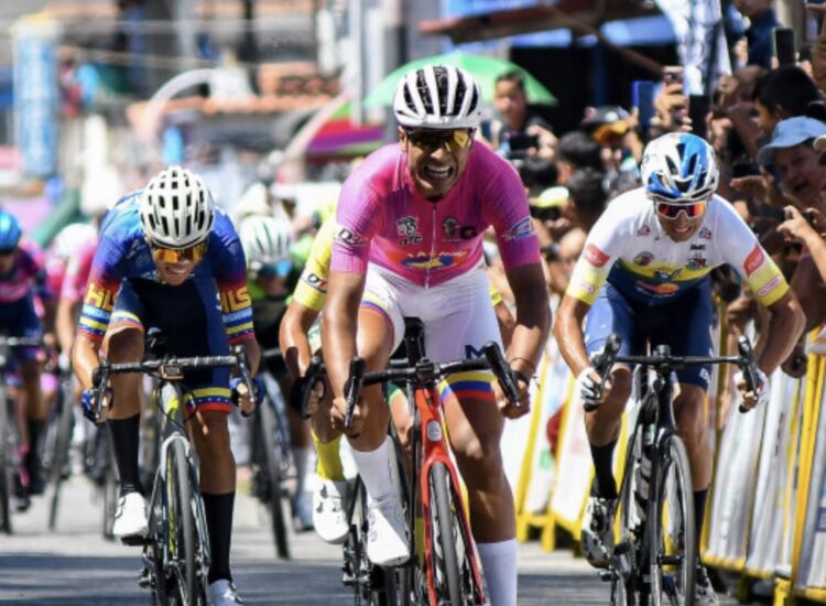 Méndez domina tercera etapa de la Vuelta al Táchira y Jhonny Araujo conserva liderato
